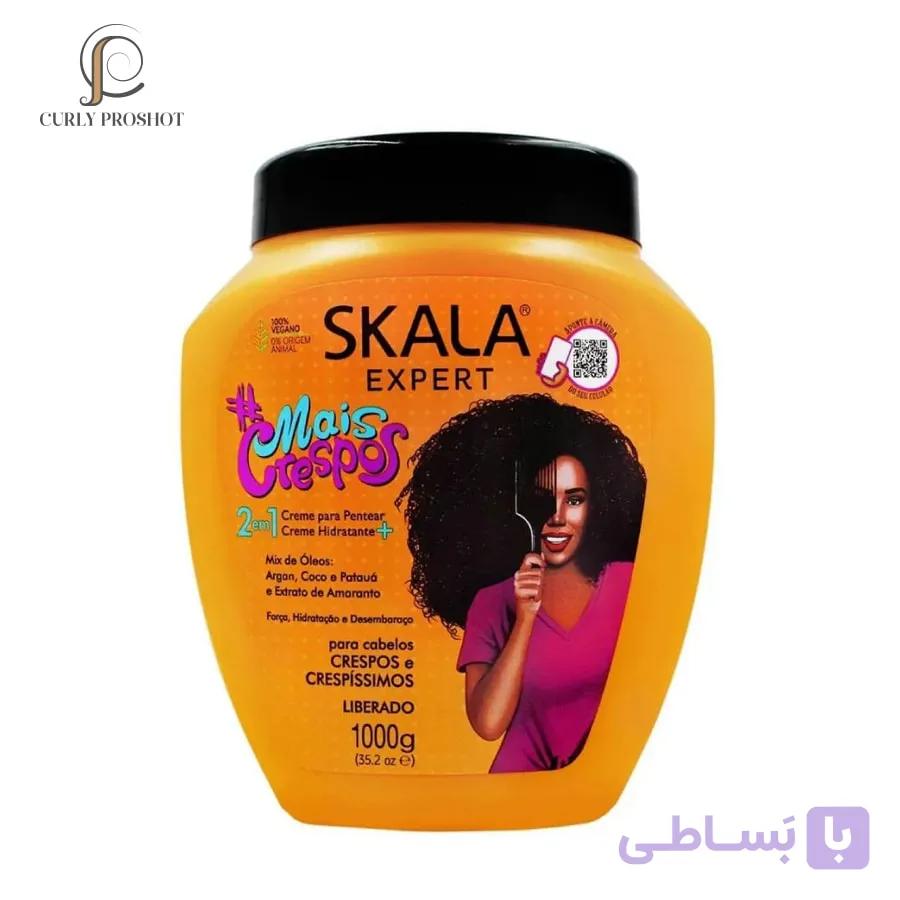 کرم حالت دهنده ضد وز و آبرسان 2 در 1 موهای فر اسکالا Skala Expert Mais Crespos 2-in-1 Pentear & hidratante — تصویر 1