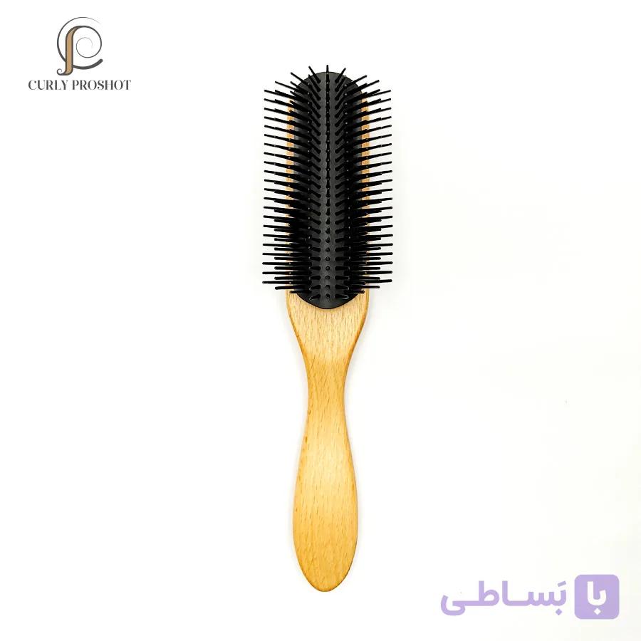 برس دنمن دسته چوبی — تصویر 1