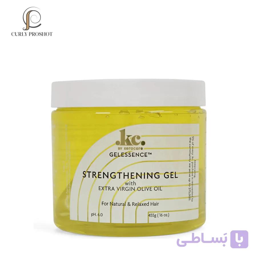 ژل حالت دهنده و استحکام بخش ساقه مو کرا کر KeraCare GelEssence Strengthening Gel with Extra Virgin Olive Oil 455g