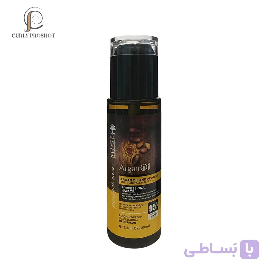 سرم روغن مو آرگان میگ Mige Argan Oil Professional Hair Oil