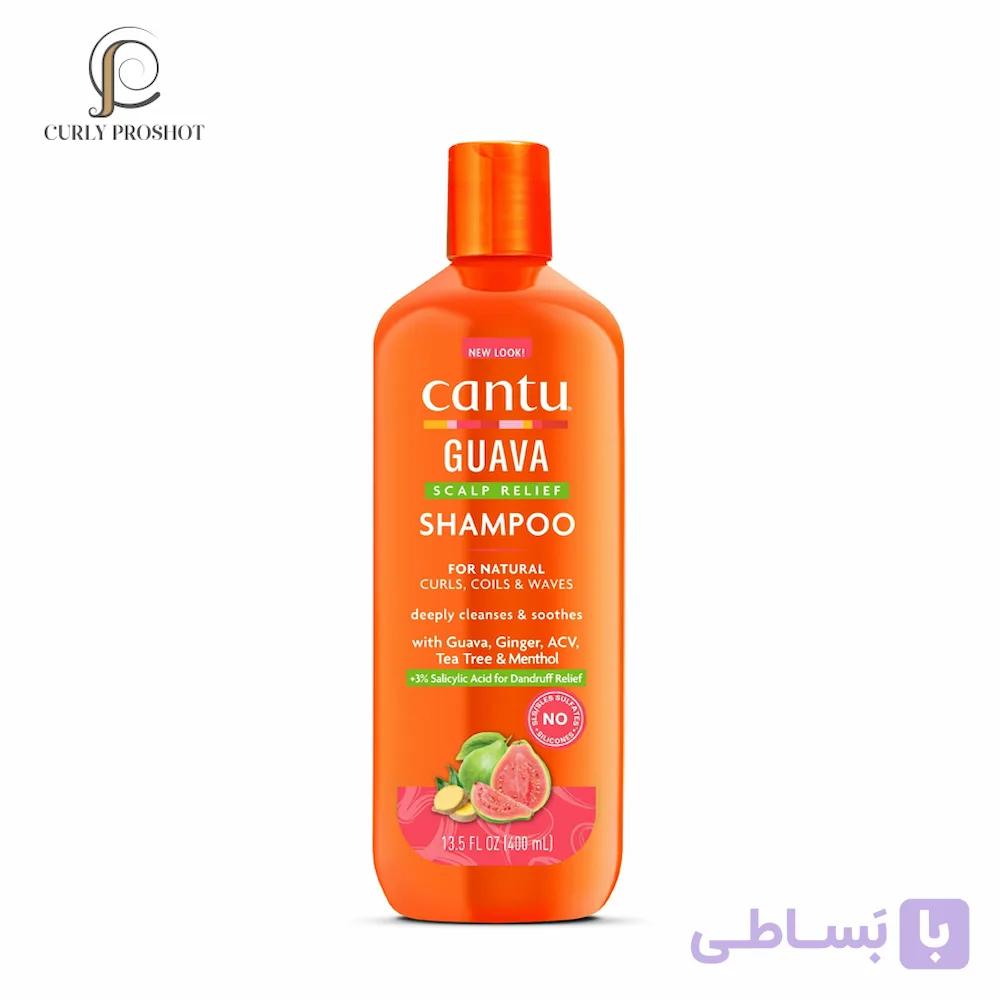 شامپو ضد شوره کنتو Cantu Anti-Dandruff Guava & Ginger Shampoo 400ml — تصویر 1