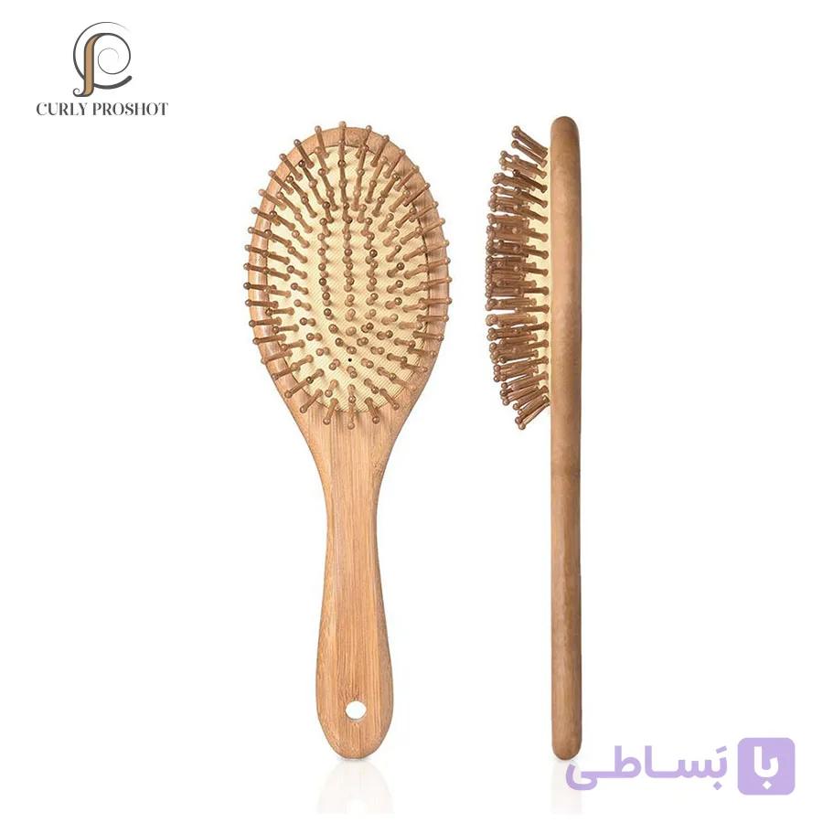 برس چوبی سر گرد سایز بزرگ دندانه درشت