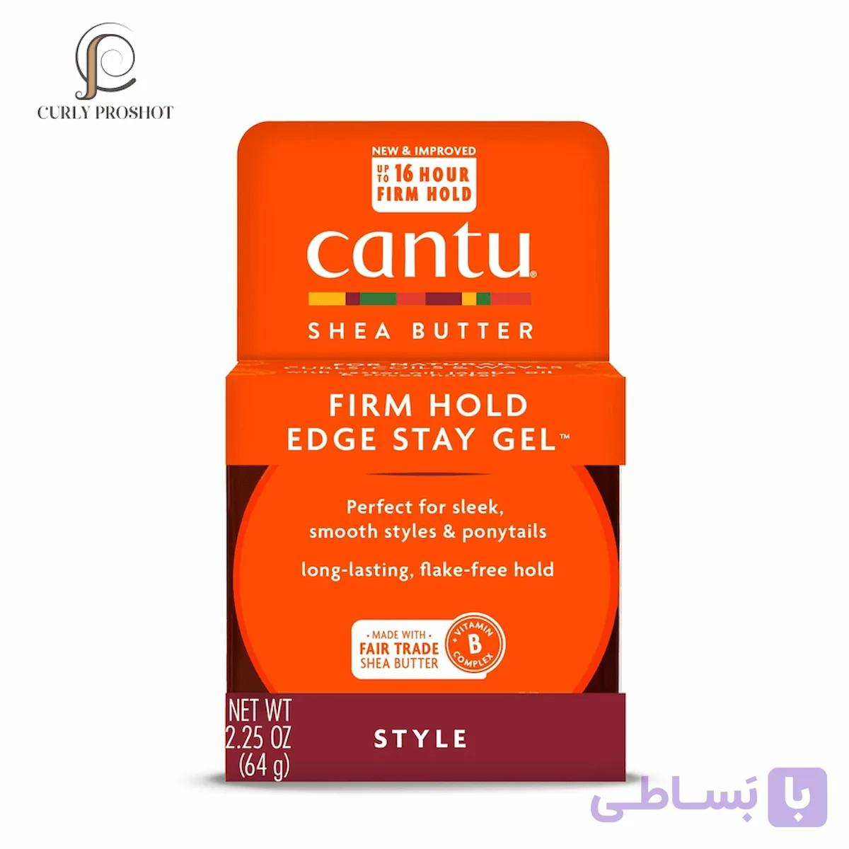 ژل استایل شقیقه و وز گیر مو کنتو Cantu Extra Hold Edge Stay Gel — تصویر 1
