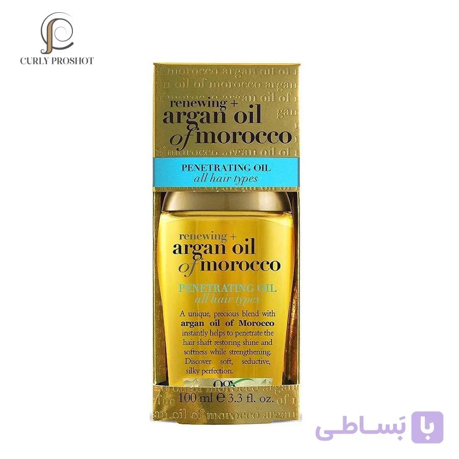 روغن آرگان انواع مو او جی ایکس Ogx Argan Oil All Hair Types