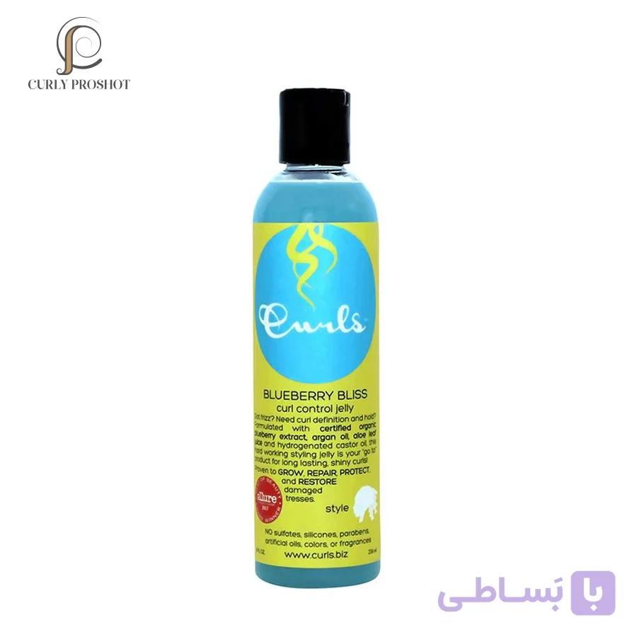 ژل مو کنترل وز کرلز Curls blueberry bliss curl control jelly — تصویر 1