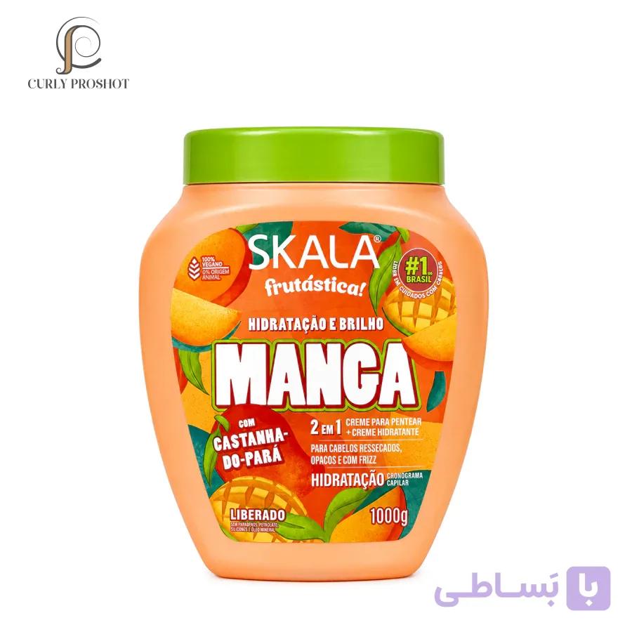 کرم حالت دهنده ضد وز و ضد خشکی عمیق انبه 2 در 1 اسکالا Skala Frutastica Manga Creme de Tratament Leave-in 2 In 1 1000g