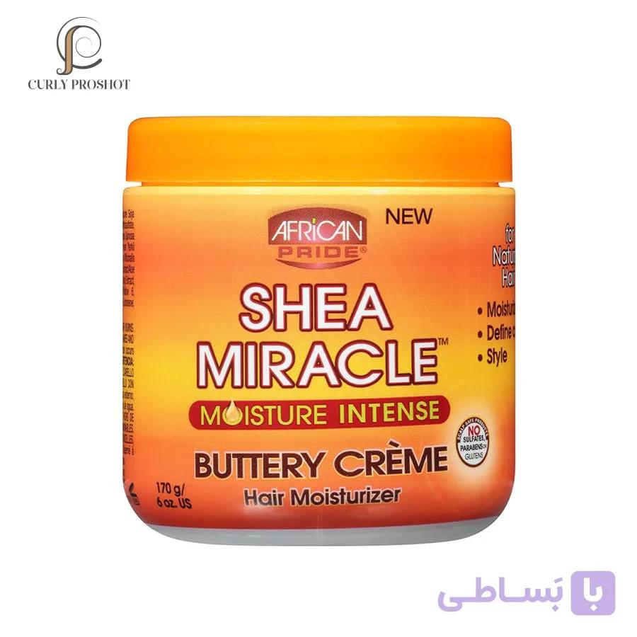کره کرم آبرسان شی باتر آفریکن پراید African Pride Buttery Creme Shea Miracle — تصویر 1
