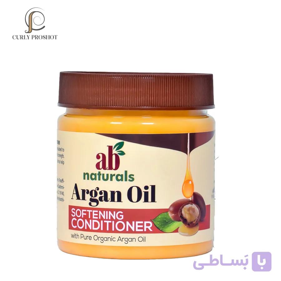 نرم کننده عمیق داخل حمام ترمیم دوشاخه و موخوره مو آرگان ای بی نچرالز Ab Naturals Argan Oil Softening Conditioner 500ml — تصویر 1