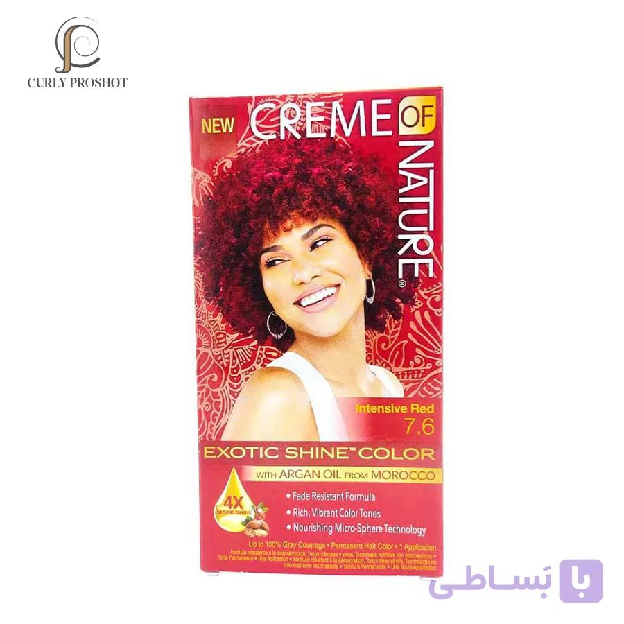 رنگ مو نیچر شماره 7.6 رنگ قرمز تیره — تصویر 1