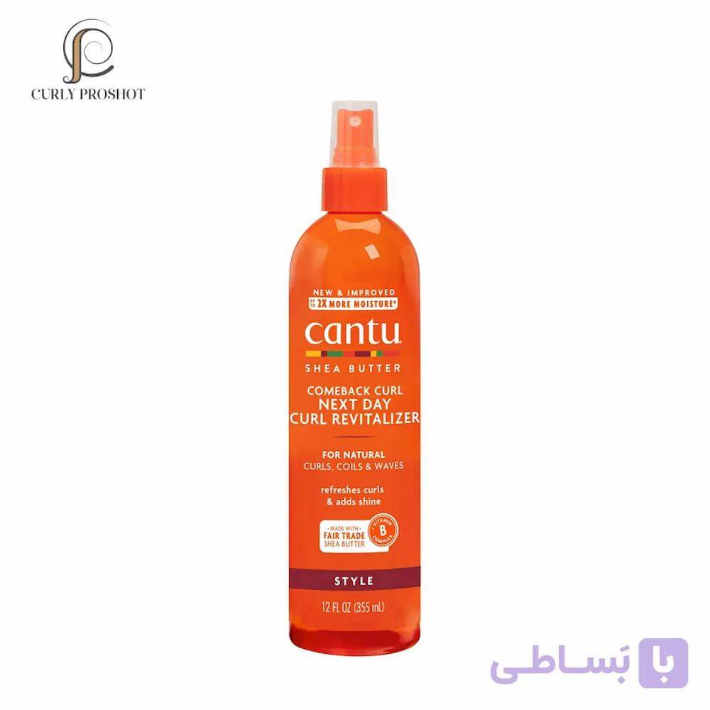 اسپری ریفرش شی باتر کنتو Cantu Comeback Curl Next Day Curl Revitalizer 355ml — تصویر 1