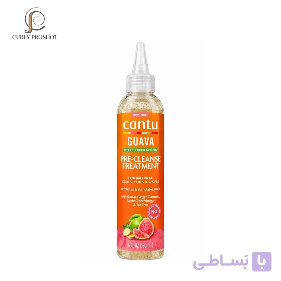 اسکراب لایه بردار و پاکسازی کف سر گوآوا و زنجبیل کنتو Cantu Guava & Ginger Scalp Exfoliating Pre-Cleanse Treatment 180ml — تصویر 1