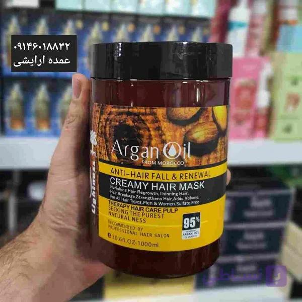 ماسک مو لایتنس حاوی روغن آرگان 1000 میلی لیتر (اصل) — تصویر 1
