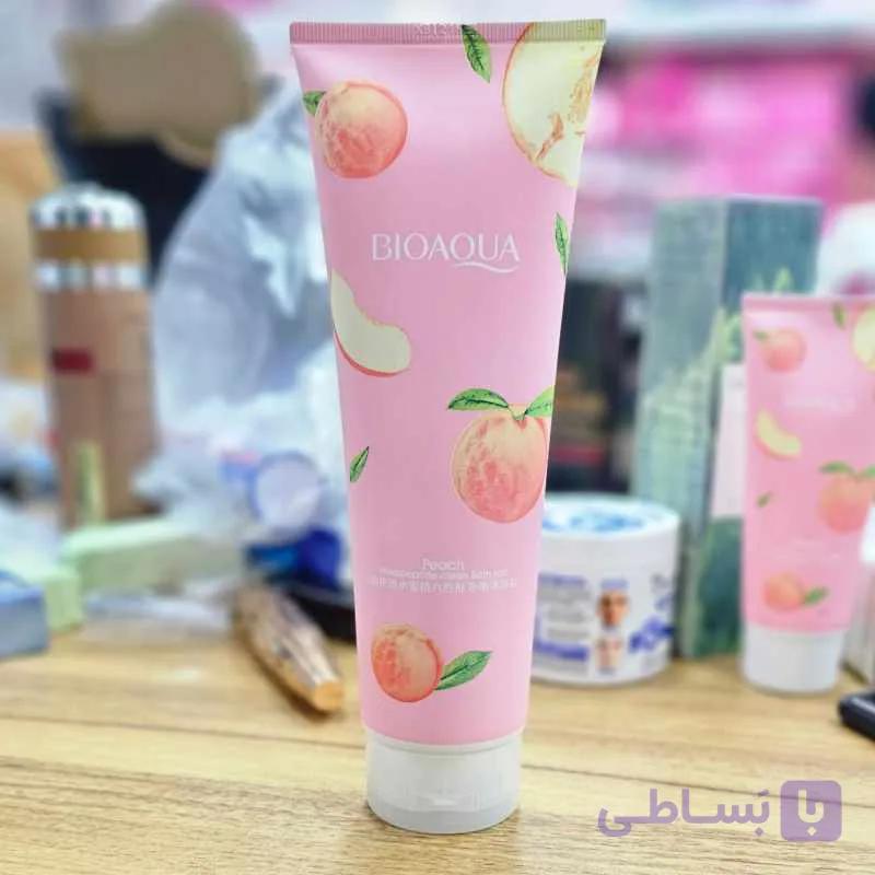 ویژه نمک بدن هلو بیوآکوا حجم 250 مل — تصویر 1