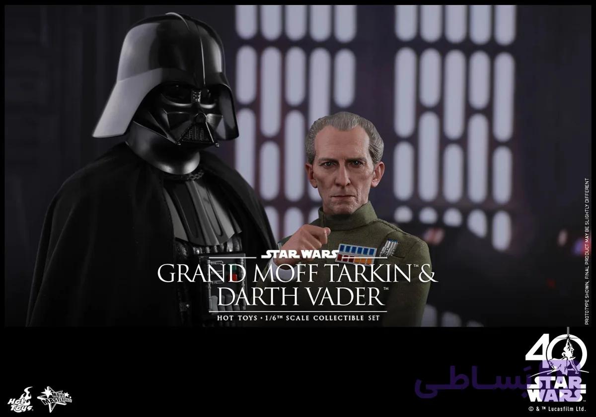 ست اکشن فیگور دارث ویدر و گرند ماف تارکین Darth Vader & Grand moff tarkin — تصویر 1