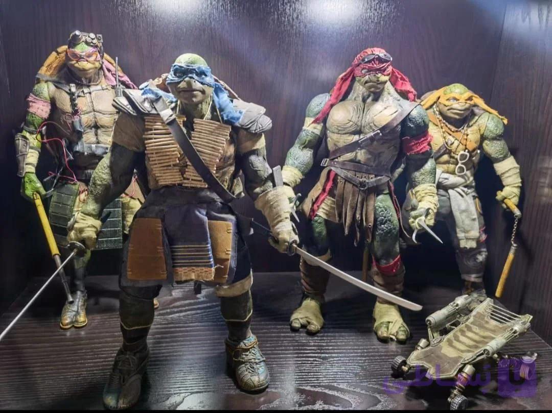 ست اکشن فیگور های TMNT 2014 برند Threezero — تصویر 1