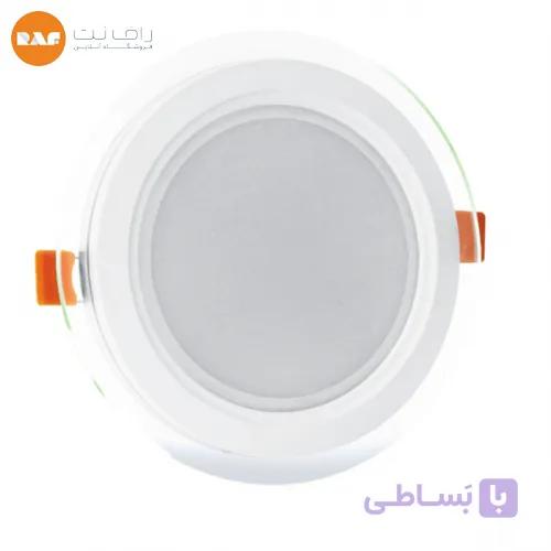 پنل ال ای دی 18 وات پارس شعاع توس مدل گلاریس دایره ای