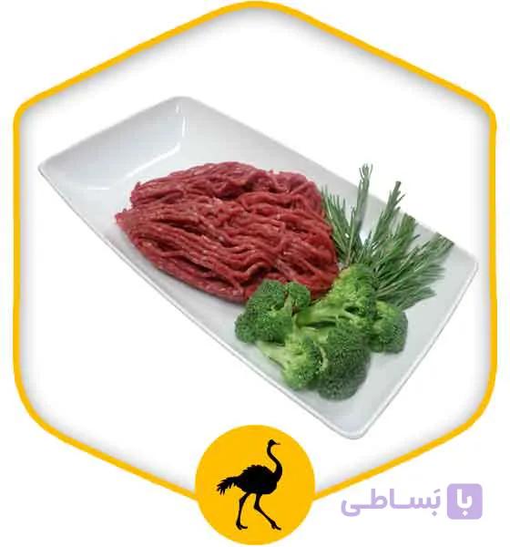 گوشت چرخکرده شترمرغ