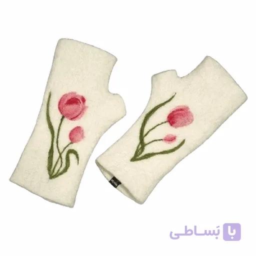 دستکش نمدی طرح لاله — تصویر 1