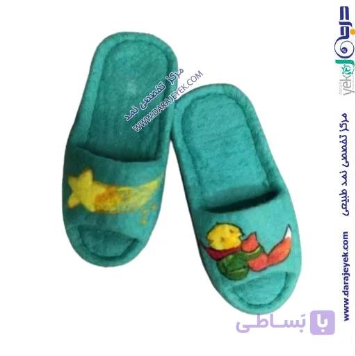 دمپایی نمدی زنانه با طرح شازده کوچولو — تصویر 1