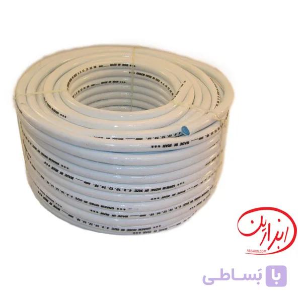 شیلنگ گاز 9 شیری نخ دار قائم(3/8 اینچ)- 50 متری