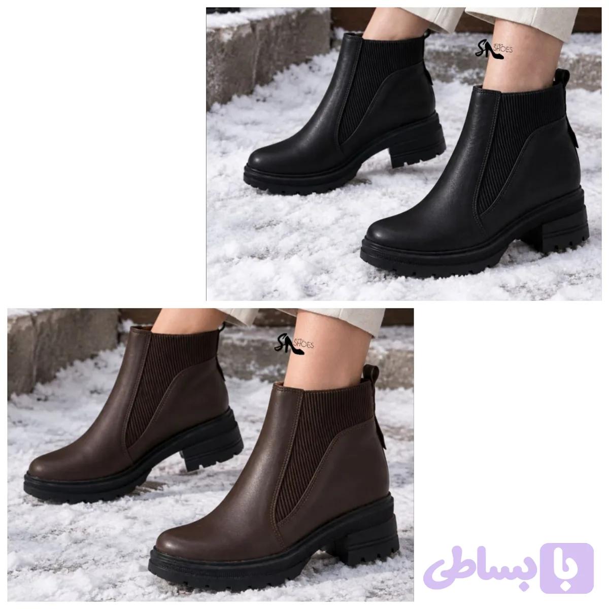 نیم بوت بغل کش زنانه ds02399