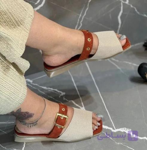 صندل زنانه مراکشی تخت سایز37تا 40