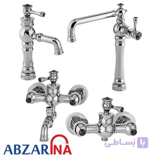 ست شیرآلات برلیان طلایی قهرمان