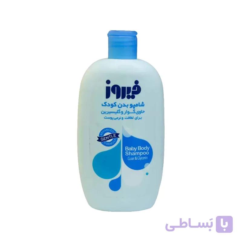 شامپو بدن کودک حاوی گوار و گلیسیرین آبی فیروز — تصویر 1
