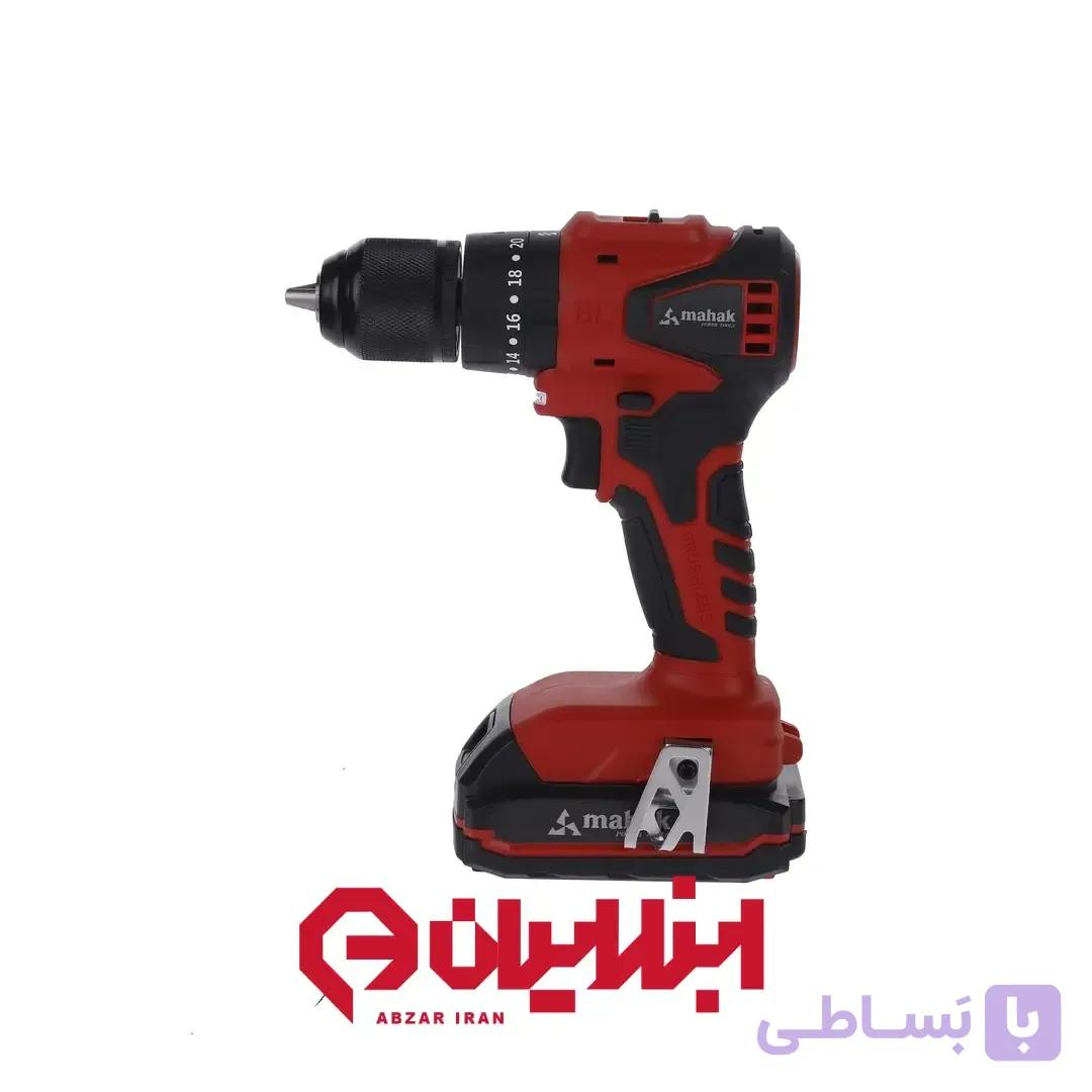دریل پیچ گوشتی چکشی شارژی براشلس 20 ولت محک مدل BCD-2010 Li — تصویر 1