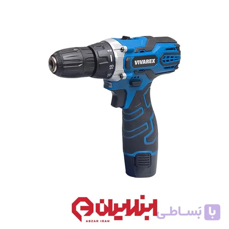 کیت 30 عددی دریل شارژی 12 ولت دو باتری ویوارکس مدل VR12V-2A — تصویر 1
