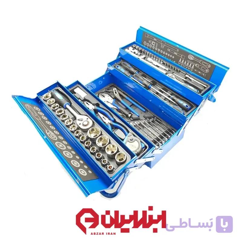 جعبه ابزار ۳ طبقه ۸۵ پارچه باس مدل BS-TOLS-85 — تصویر 1