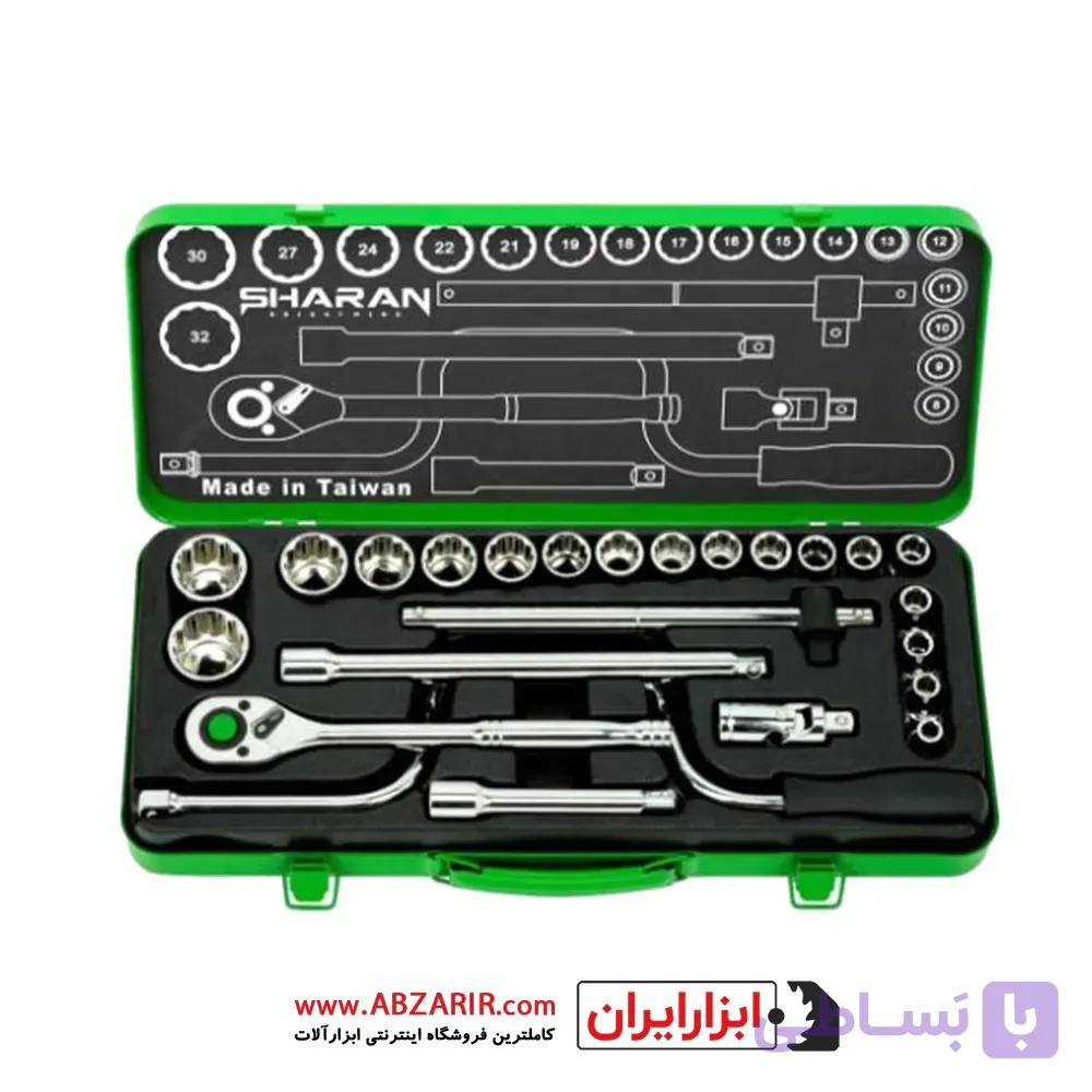 جعبه بکس 24 پارچه 1/2 اینچ 12 پر شاران مدل SM24-12PT — تصویر 1