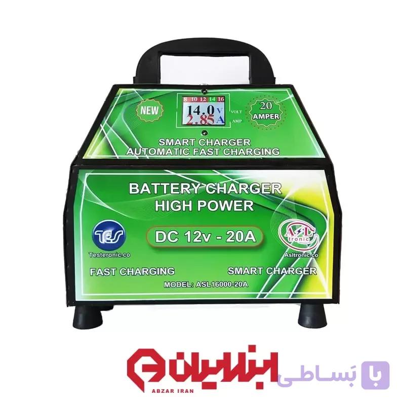 شارژر اتوماتیک باتری خودرو مدل TES-16000-20A — تصویر 1