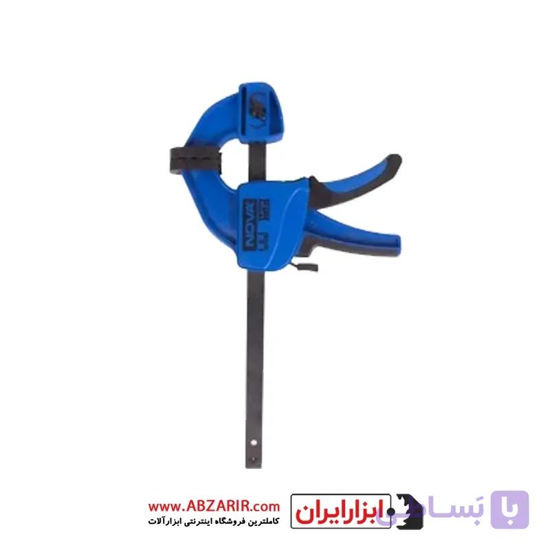 گیره دستی فشاری 20 سانتیمتر فک 85 نووا مدل 4077 — تصویر 1