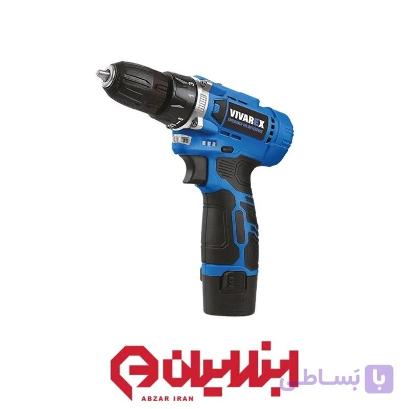 دریل شارژی ۱۲ ولت دو باتری ویوارکس مدل VR1215v-2B — تصویر 1
