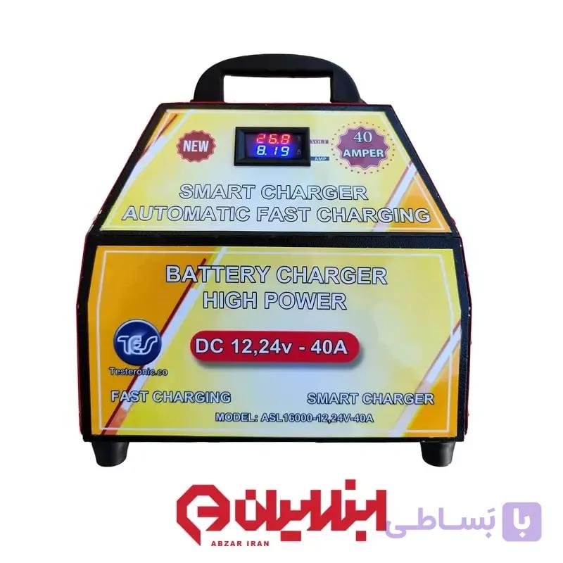 شارژر اتوماتیک باتری خودرو مدل TES-16000-40A-12/24v — تصویر 1