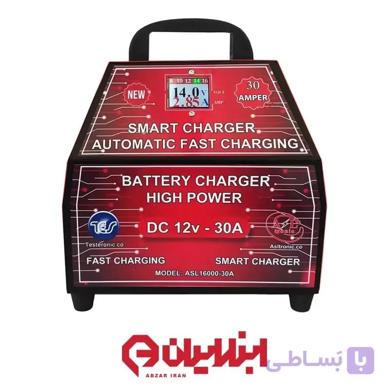 شارژر اتوماتیک باتری خودرو مدل TES-16000-30A — تصویر 1