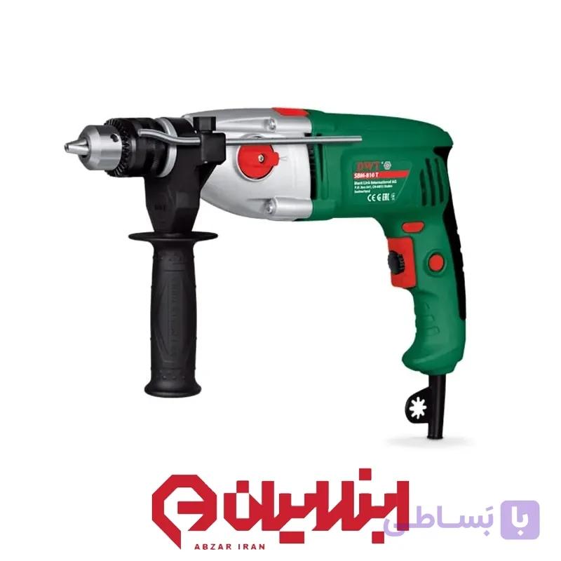 دریل 13 میلیمتر گیربکسی دو سرعته دی دبلیو تی مدل DWT SBM-810T — تصویر 1