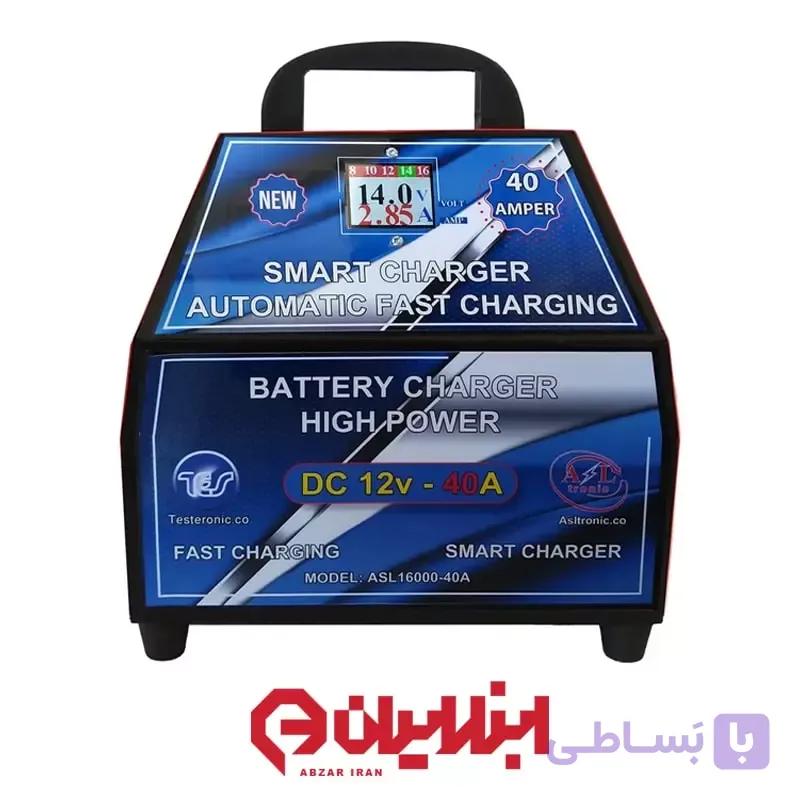 شارژر اتوماتیک باتری خودرو مدل TES-16000-40A — تصویر 1