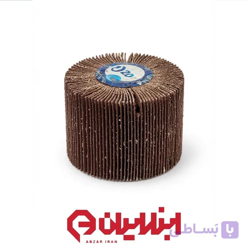 سنباده چتری قطر ۶۰ میلی متر – پهنای ۵۰ میلی متر – مش ۱۲۰ – شافت ۶ — تصویر 1
