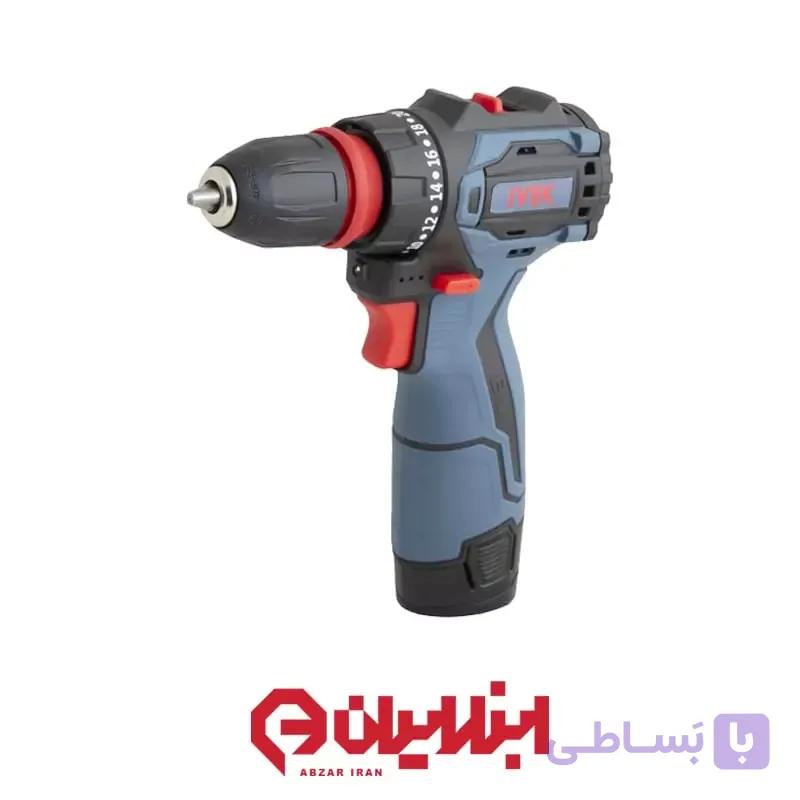 دریل شارژی 12 ولت براشلس ایوک مدل K-7222B — تصویر 1