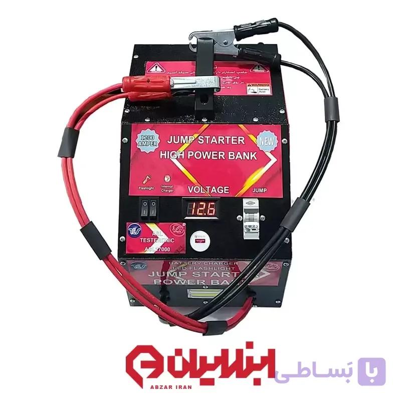 جامپ استارتر – شارژر قوی خودرو مدل TES-17000 — تصویر 1