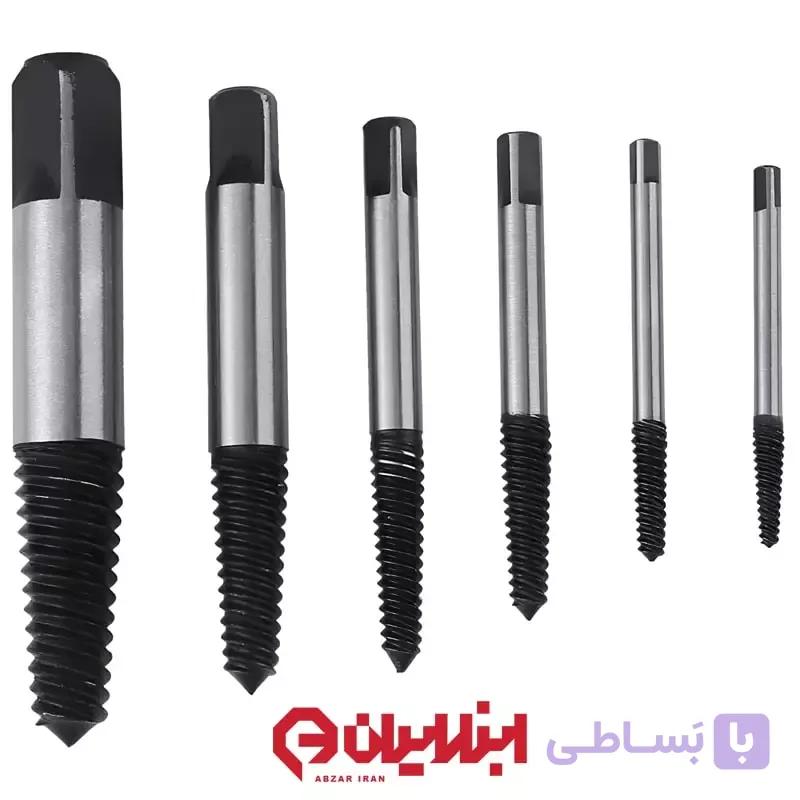 قلاویز چپ‌گرد سایز ۳ تا ۲۲ میلیمتر ۶ عددی — تصویر 1