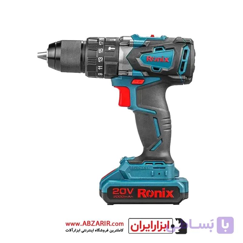 کیت دریل شارژی چکشی 20 ولت رونیکس مدل 8905K — تصویر 1