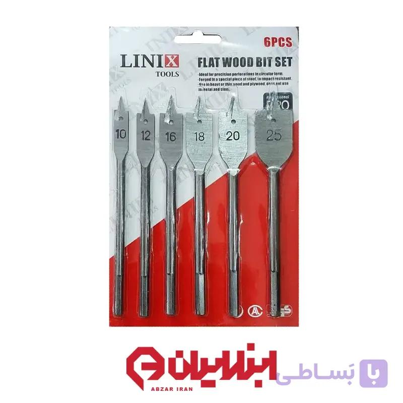 مجموعه 6 عددی مته برگی LINIX — تصویر 1