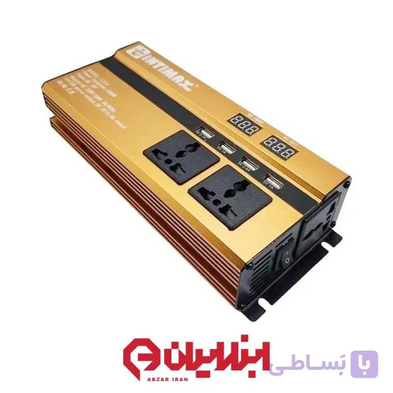 مبدل برق 12 به 220 اینتیمکس ظرفیت 3000 وات مدل INT-1103 — تصویر 1