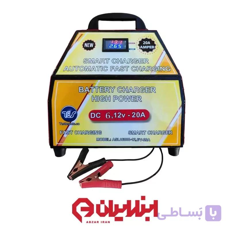 شارژر باتری 20 آمپر مدل TES-16000-6/12V — تصویر 1