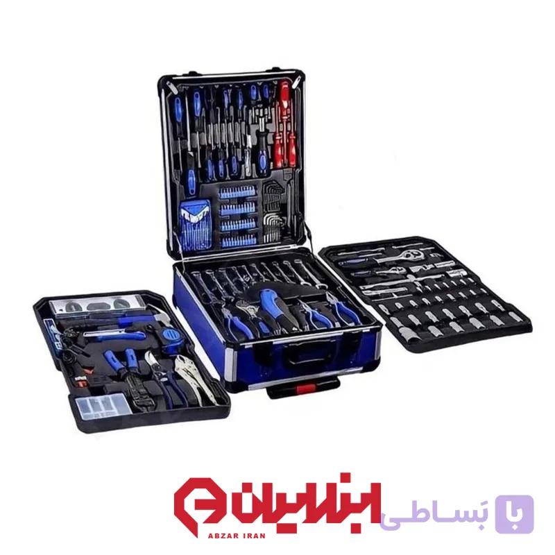 جعبه ابزار چمدانی ۱۸۷ پارچه باس مدل BOX-187 — تصویر 1