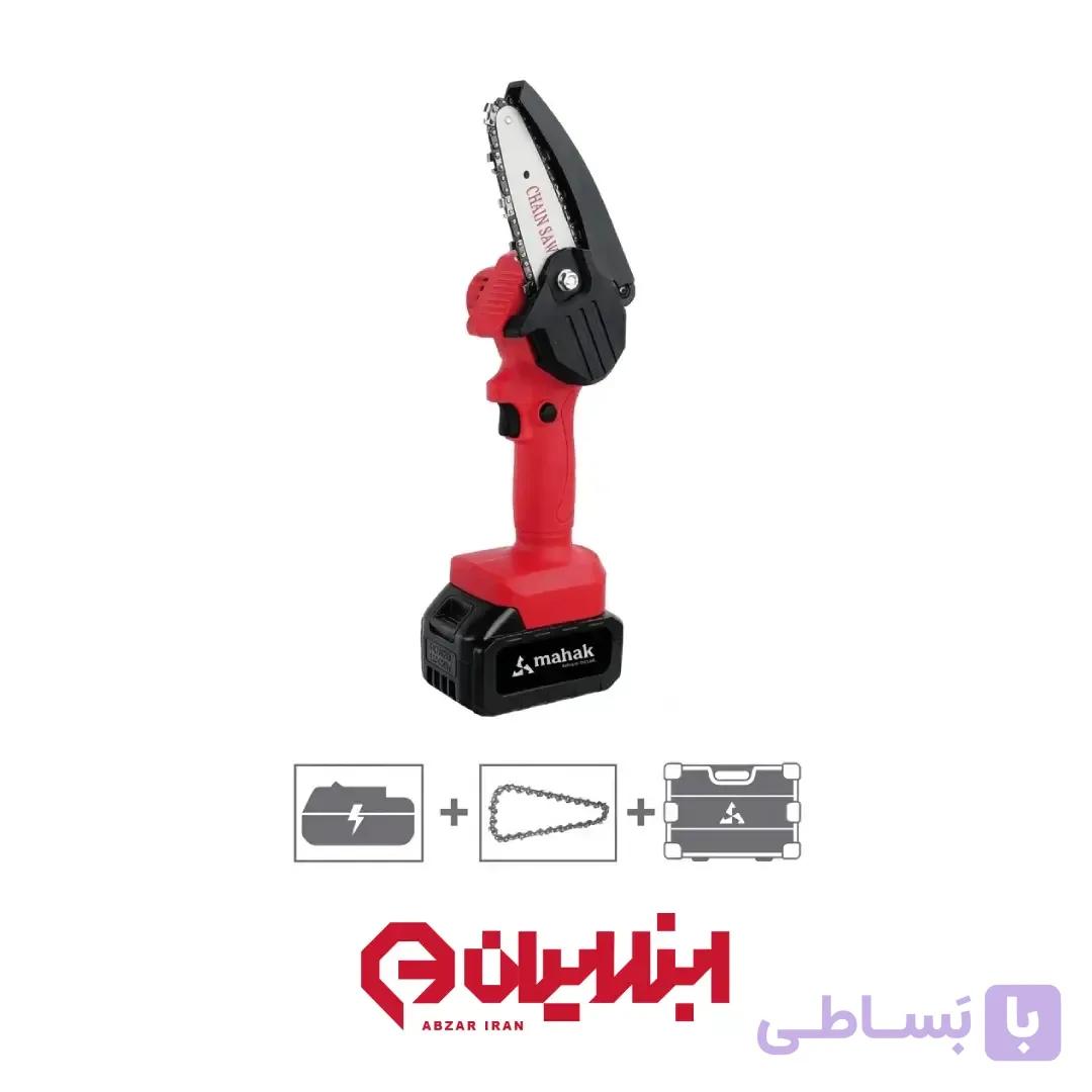 مینی اره زنجیری شارژی با کیف محک مدل MCS-110 Li kit — تصویر 1