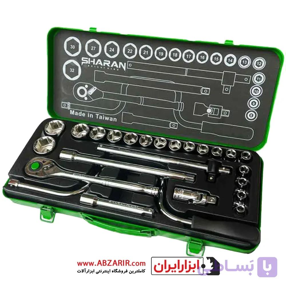 جعبه بکس 24 پارچه 1/2 اینچ 6 پر شاران مدل SM24-6PT — تصویر 1
